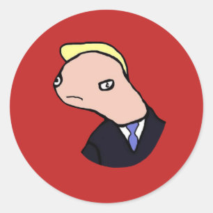 Doland Tremp Ultimate Meme (Red) Classic Round Sticker