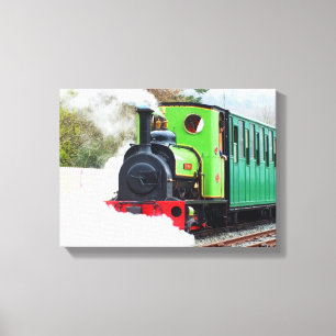 Dolbadarn train canvas print