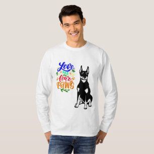 Dolberman mascot with expression T-Shirt