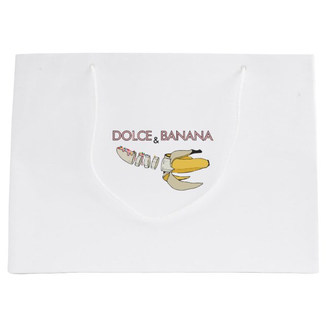 Dolce and banana large gift bag (Front)