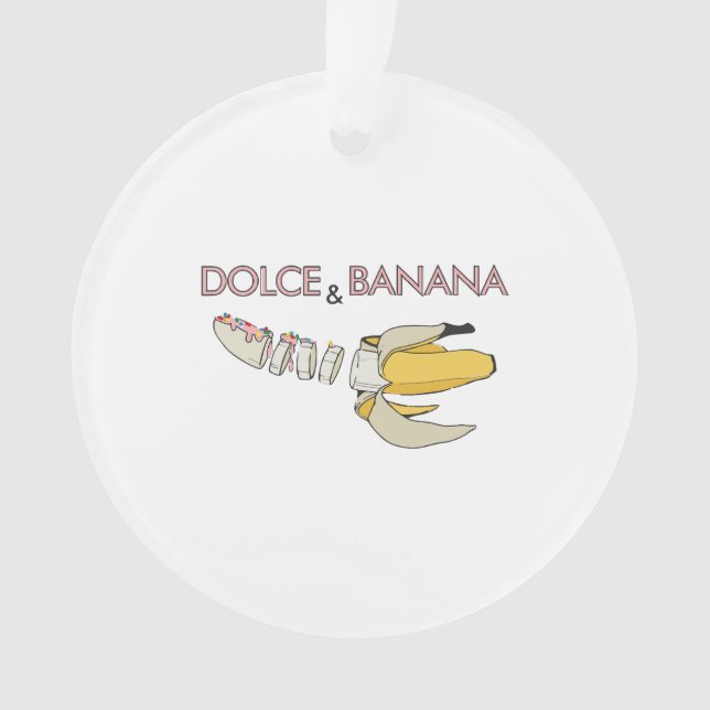 Dolce and banana ornament (Front)