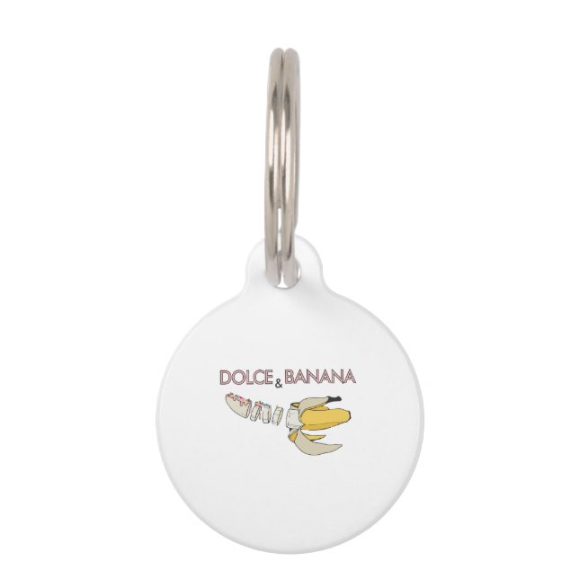 Dolce & Banana  Pet Tag (Front)