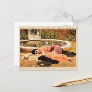 Dolce Far Niente by John Godward Postcard