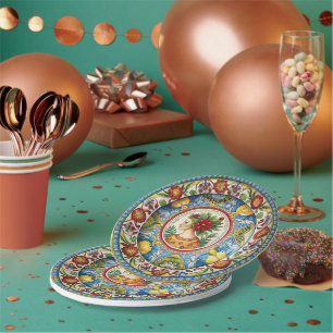 Dolce & Gabbana Sicilian Cart Whimsy Paper Plate