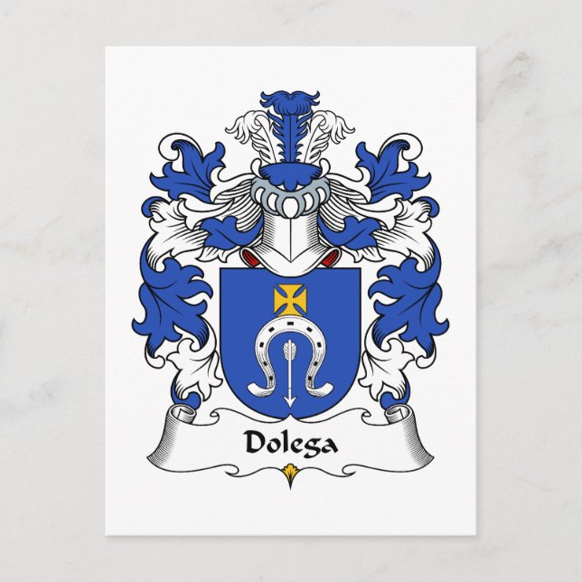 Dolega Family Crest Postcard (Front)