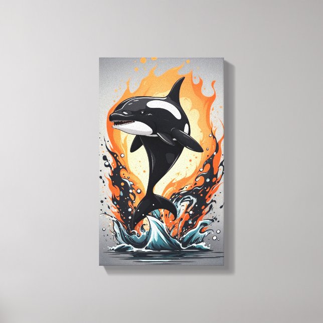 Dolfin  canvas print (Front)