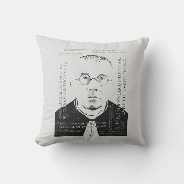Dolindo Ruotolo Throw Pillow (Front)