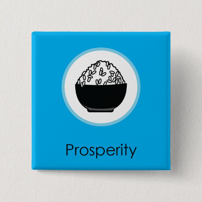 Doljabi Doljanchi Dol Korean 1st First birthday 2 Inch Square Button (Front)