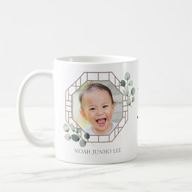 Doljanchi Korean First Birthday Personalized Coffee Mug (Left)