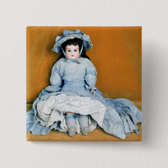 Doll 2 Inch Square Button (Front)