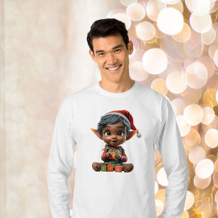 Doll Baby Christmas Elf Men's Tee