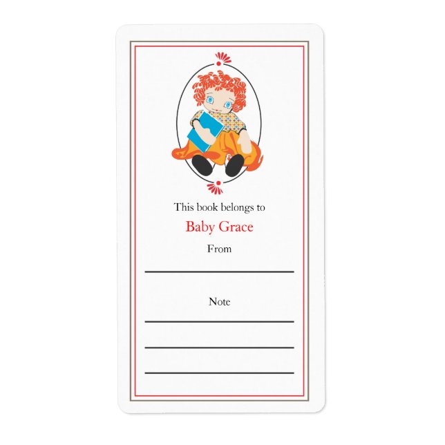 Doll Bookplate (Front)