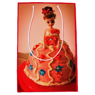 Doll Cake Medium Gift Bag