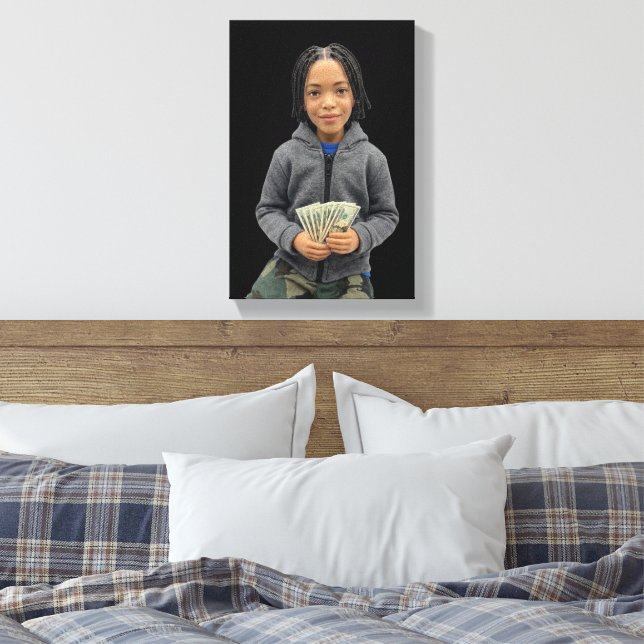  Doll Canvas Print (Insitu(Bedroom))