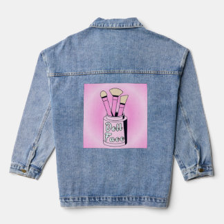 Doll Face - 1940s Canvas Print Denim Jacket