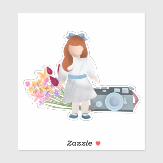 Doll, Flowers, & Camera (Sheet)