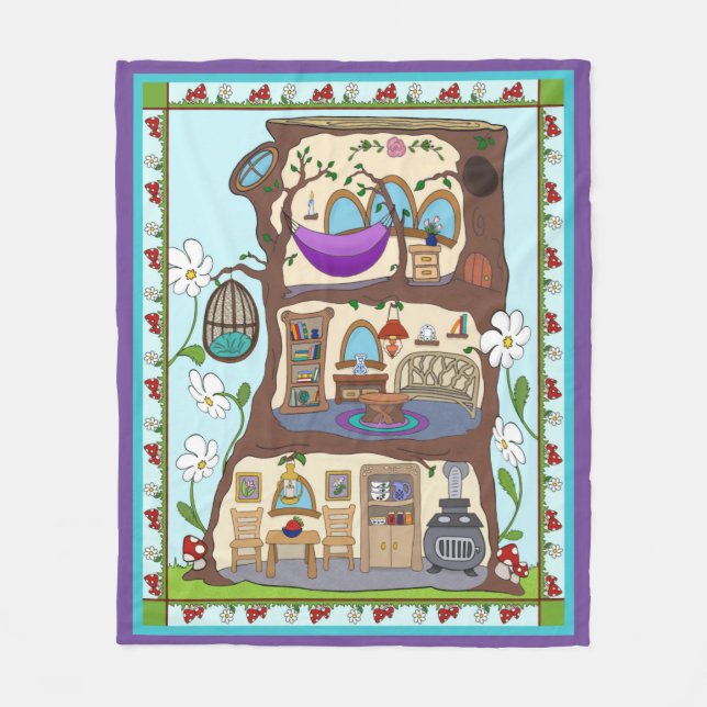  Doll House Blanket (Front)