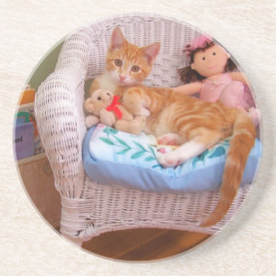 doll kitty sweet coasters