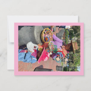 Doll Lady Pérou sur carte postale
