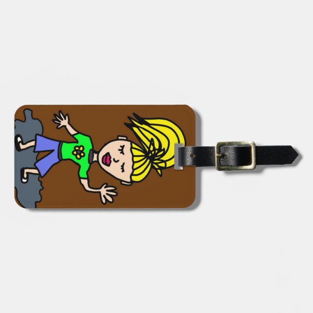 Doll Luggage Tag (Front Horizontal)
