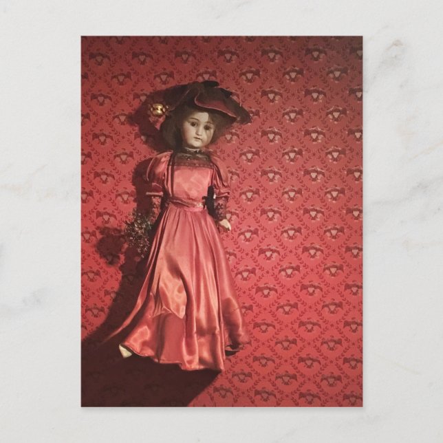doll on a wall postcard (Front)