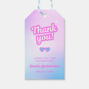 Doll Party Gift Tag Doll Birthday Party Pink Favou