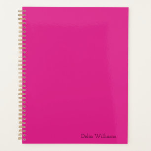 Doll Pink Custom Name Planner