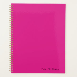 Doll Pink Custom Name Planner