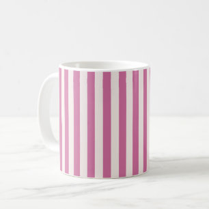doll pink striped   pink stripes  coffee mug