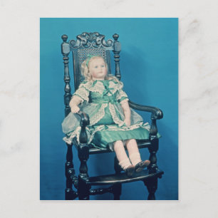 Doll, probably made by Charles Marsh, 1865 Postcard