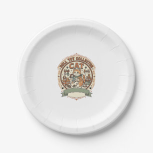 Doll Toy Collector Cat Doll Toy Collector Cat Vint Paper Plate
