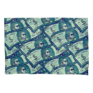 Dollar Banknotes: Seamless Money Pattern Pillowcase