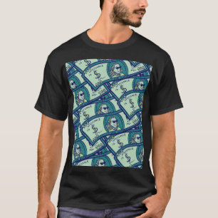 Dollar Banknotes: Seamless Money Pattern T-Shirt