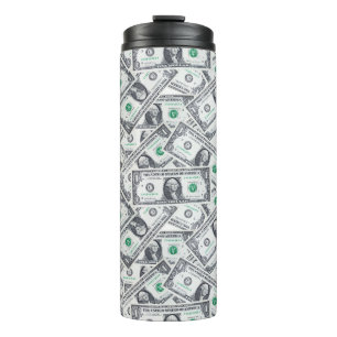 Dollar Bill Money Thermal Tumbler