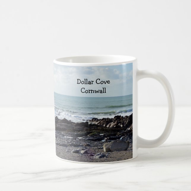 Dollar Cove Cornwall England Poldark Location Coffee Mug (Right)
