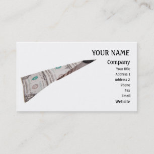 Dollar dart business card
