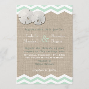 Dollar de sable et faire-part de mariage de