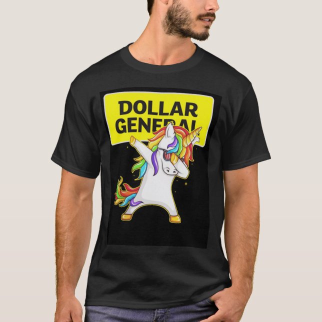 Dollar General Dollar General Unicorn Dabbing Unis T-Shirt (Front)
