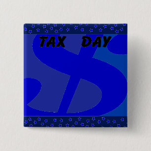 Dollar Sign - 2 Inch Square Button