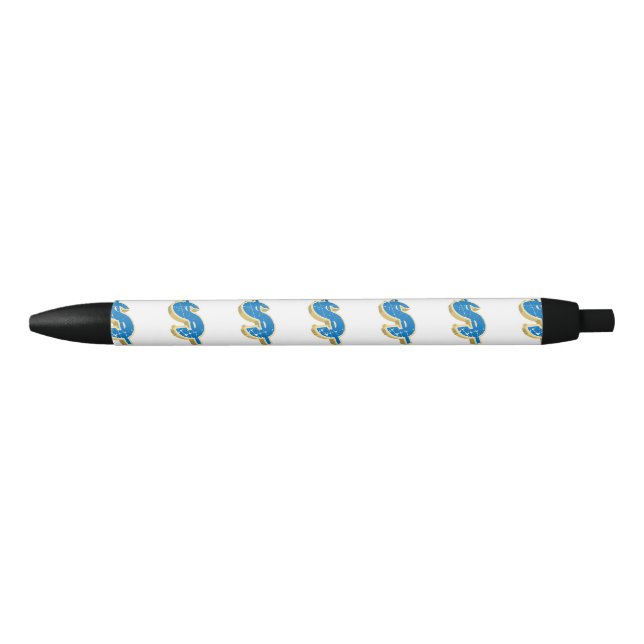 Dollar Sign Black Ink Pen (Front)