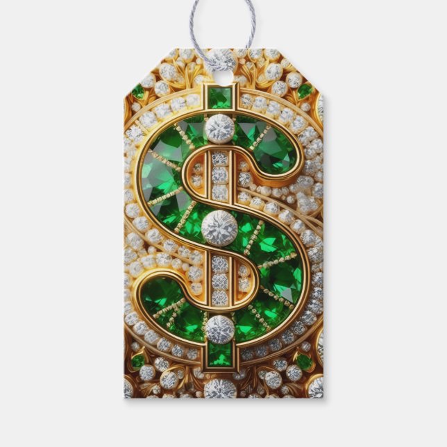 Dollar Sign  Gift Tags (Front)