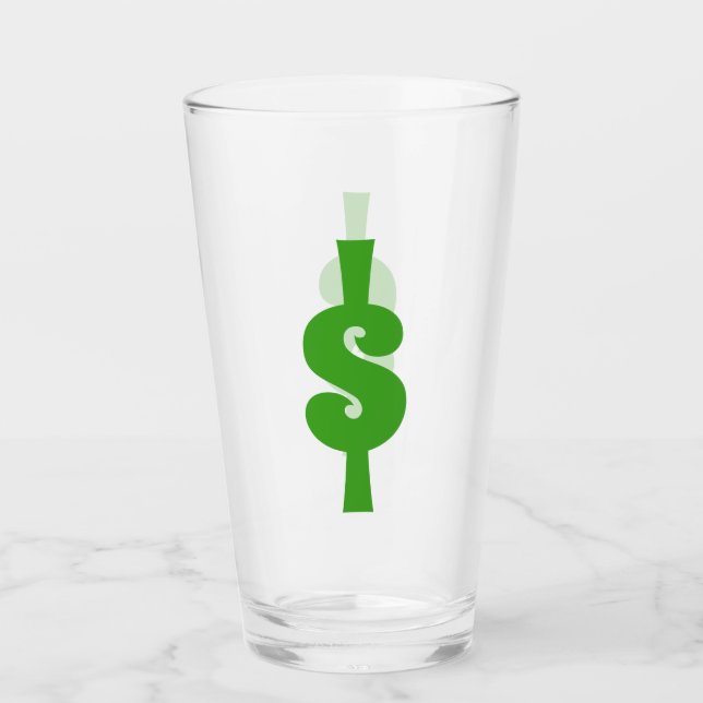 Dollar Sign Glass (Front)