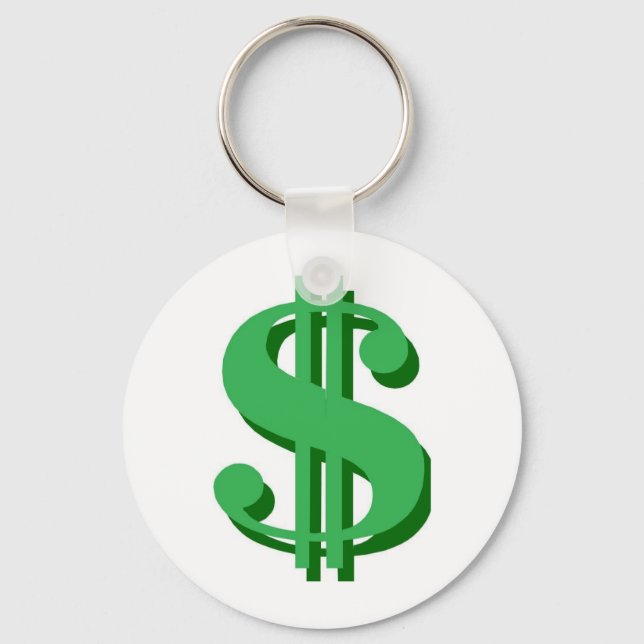 $ dollar-sign keychain (Front)