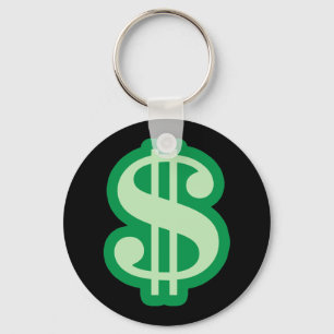 Dollar Sign Keychain