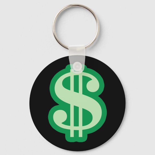 Dollar Sign Keychain (Front)