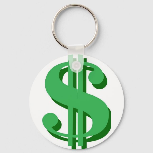 $ dollar-sign keychain (Front)