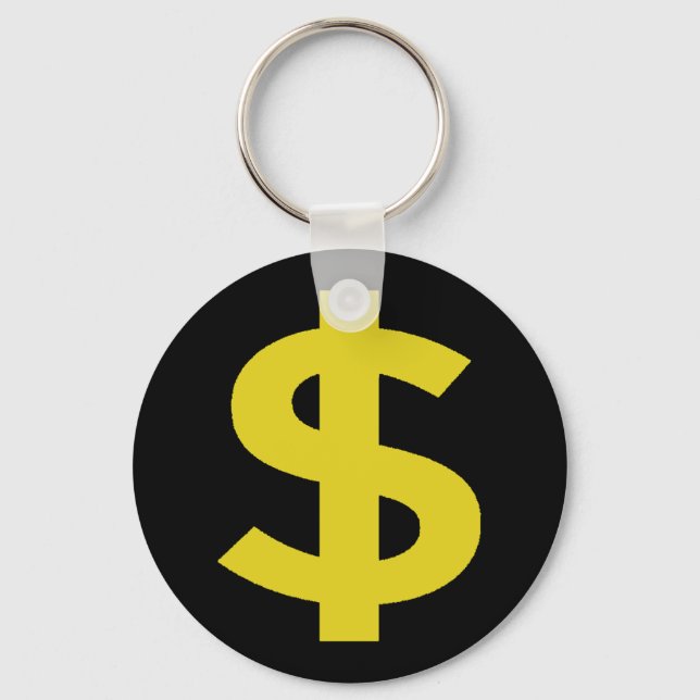 Dollar Sign Keychain (Front)