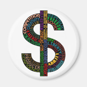 Dollar Sign Magnet