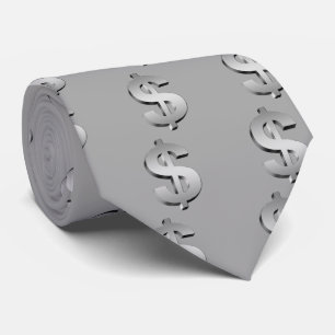 dollar symbol tie