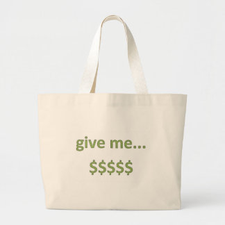 Dollars Retro Style 4 Large Tote Bag